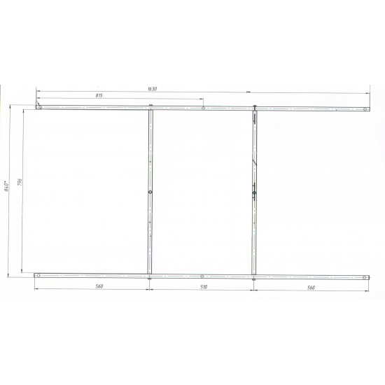 Каркас для ванны 1МАРКА Aelita 170x90 разборный