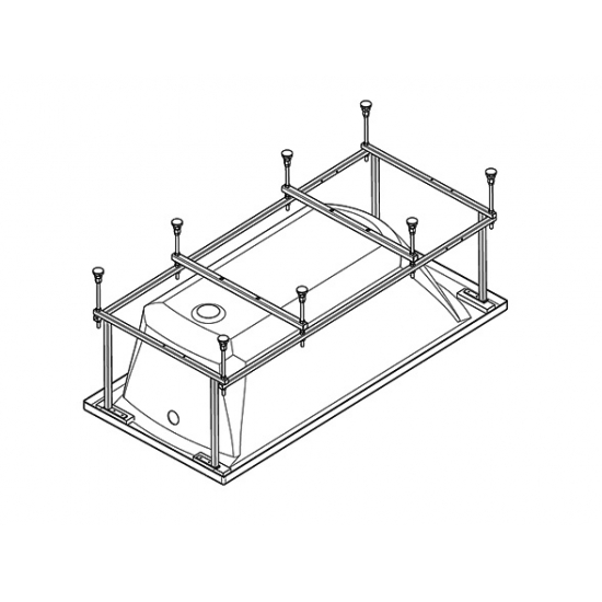 Каркас для ванны SANTEK Корсика 1WH112420 180х80
