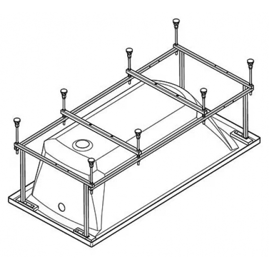 Каркас для ванны SANTEK Монако / Тенерифе 1WH112424 150х70