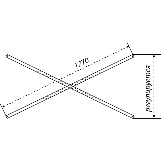 Каркас для ванны ТРИТОН 170-190x75-90 универсальный 5 опор