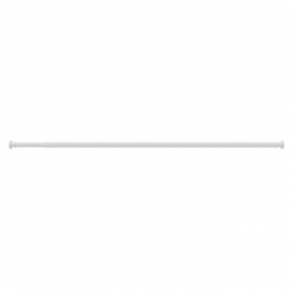 Карниз для ванной IDDIS Elegante 110x200 белый матовый без колец