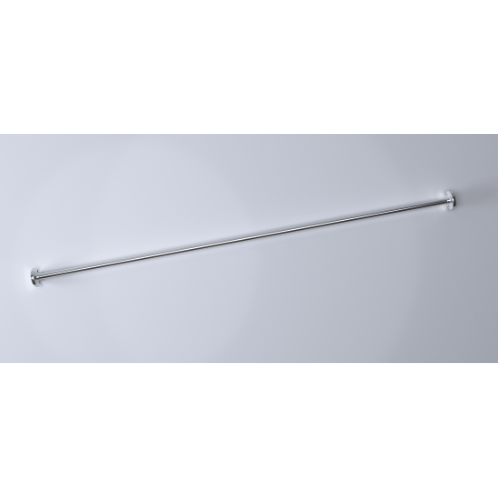 Карниз для ванны 1МАРКА 120 прямой нержавейка