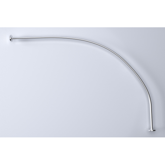 Карниз для ванны 1МАРКА Диана (Diana) 160x100 нержавейка