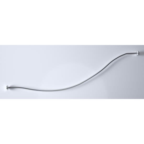 Карниз для ванны 1МАРКА Грация (Gracia) 150х100 нержавейка