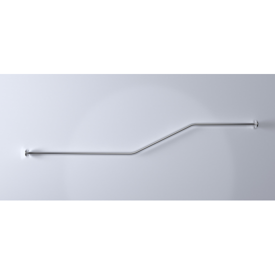 Карниз для ванны 1МАРКА Конвей (Convey) 170x75 нержавейка 