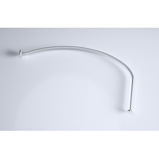 Карниз для ванны 1МАРКА Сиракуза (Sirakusa) 190x120  Г-образный нержавейка 