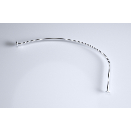 Карниз для ванны 1МАРКА Сиракуза (Sirakusa) 190x120  Г-образный нержавейка 