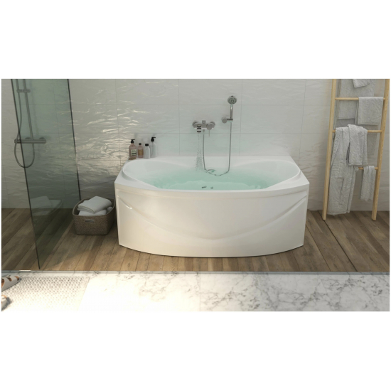 Карниз для ванны 1МАРКА Сиракуза (Sirakusa) 190x120 нержавейка 