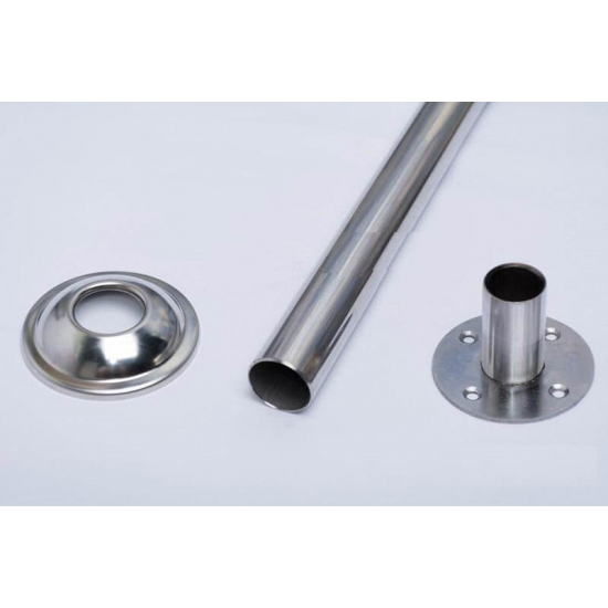 Карниз для ванны АКВАТЕК Кения 140х140 дуга нержавейка