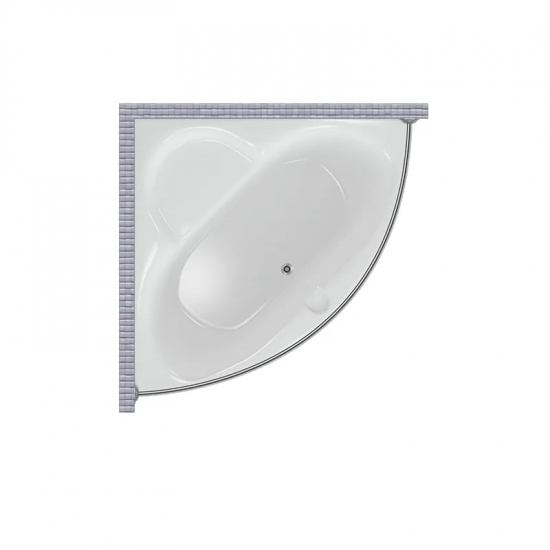 Карниз для ванны АКВАТЕК Кения 140х140 дуга нержавейка