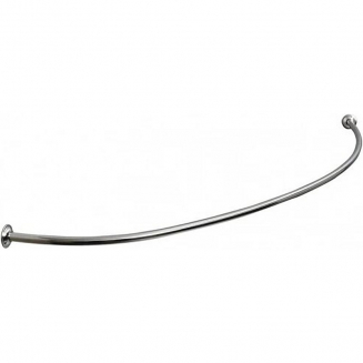 Карниз для ванны АКВАТЕК Вега 170x105 дуга нержавейка