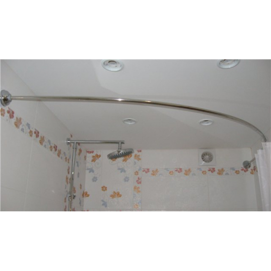 Карниз для ванны АКВАТЕК Вега 170x105 дуга нержавейка