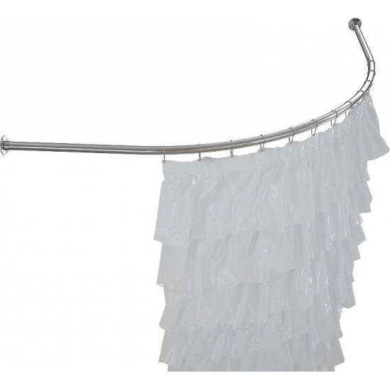 Карниз для ванны Aquanet Capri полукруглый 170x110 белый