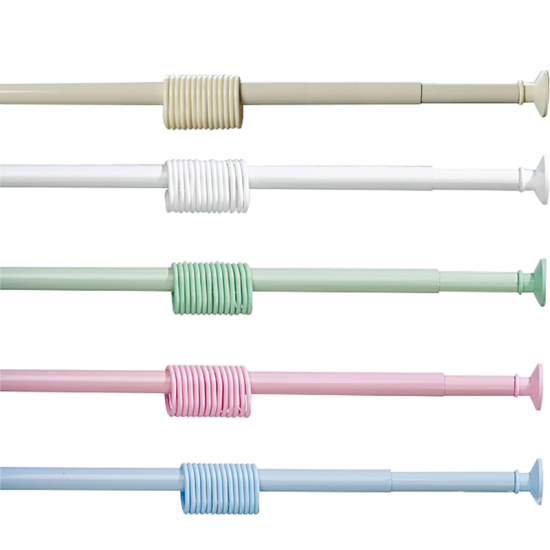 Карниз для ванны РОССПЛАСТ 120х210 бежевый с кольцами