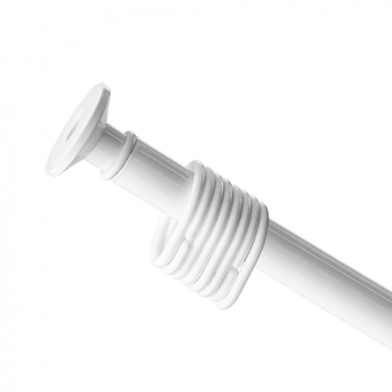 Карниз для ванны САНАКС 120-220 см 10001 раздвижной белый