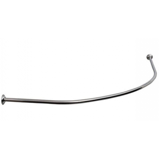 Карниз для ванны SANTREK HOME 140х105 дуга нержавейка