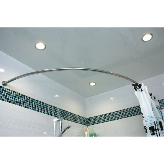 Карниз для ванны SANTREK HOME 140х105 дуга нержавейка