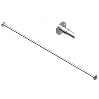 Карниз для ванны SANTREK HOME 170 прямой нержавейка 