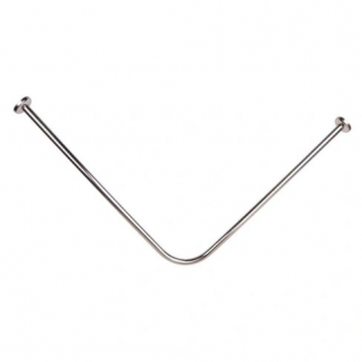 Карниз для ванны SANTREK HOME 90х90 Г-образный нержавейка