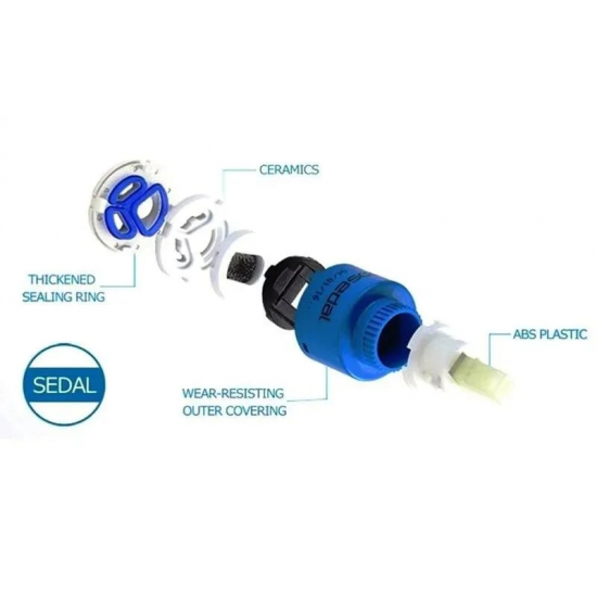 Картридж для смесителя 40 мм GAPPO Sedal G50