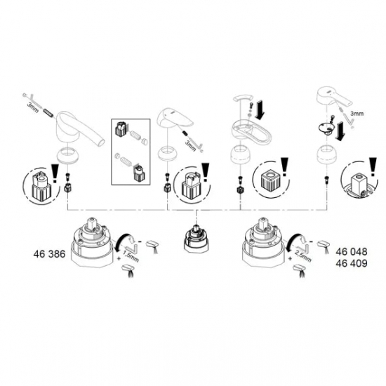 Картридж для смесителя 46 мм GROHE 46048000