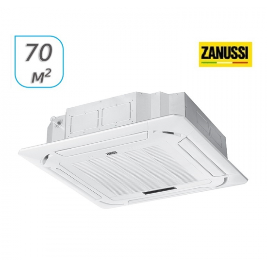 Кассетный кондиционер ZANUSSI ZACC-24 H/ICE/FI/A22/N1 комплект (блок внутренний, блок внешний)