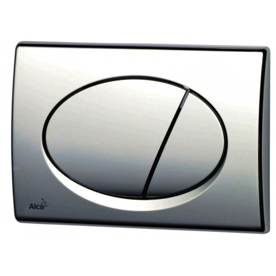 Кнопка для инсталляции  ALCA PLAST M71 хром глянцевая
