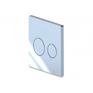 Кнопка для инсталляции АНИ ПЛАСТ WP2410  хром глянцевый