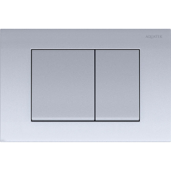 Кнопка для инсталляции AQUATEK KDI-0000011 (001C) хром матовый, клавиши квадрат