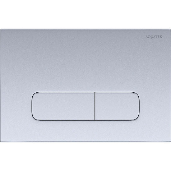Кнопка для инсталляции AQUATEK KDI-0000014 (002C) хром матовый, клавиши прямоугольные
