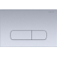Кнопка для инсталляции AQUATEK KDI-0000014 (002C) хром матовый, клавиши прямоугольные