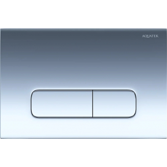 Кнопка для инсталляции AQUATEK KDI-0000016 (002B) хром глянец, клавиши прямоугольные