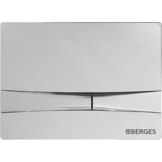 Кнопка для инсталляции BERGES NOVUM F3 хром глянец