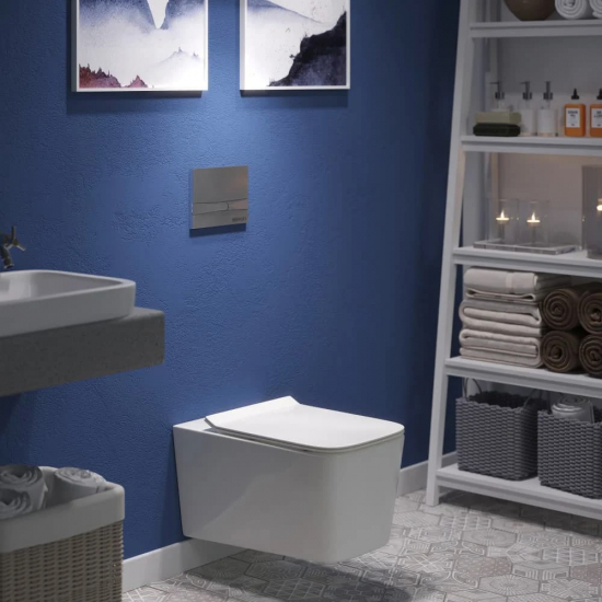 Кнопка для инсталляции BERGES NOVUM F3 хром глянец