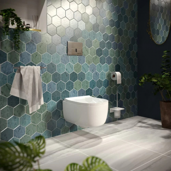 Кнопка для инсталляции BERGES NOVUM L3 хром глянец