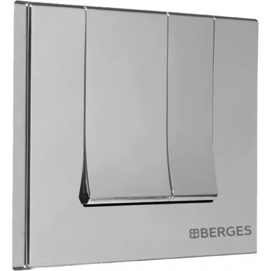 Кнопка для инсталляции BERGES NOVUM S3 хром глянец