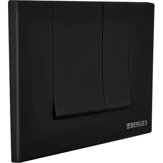 Кнопка для инсталляции BERGES NOVUM S5 Soft Touch чёрная