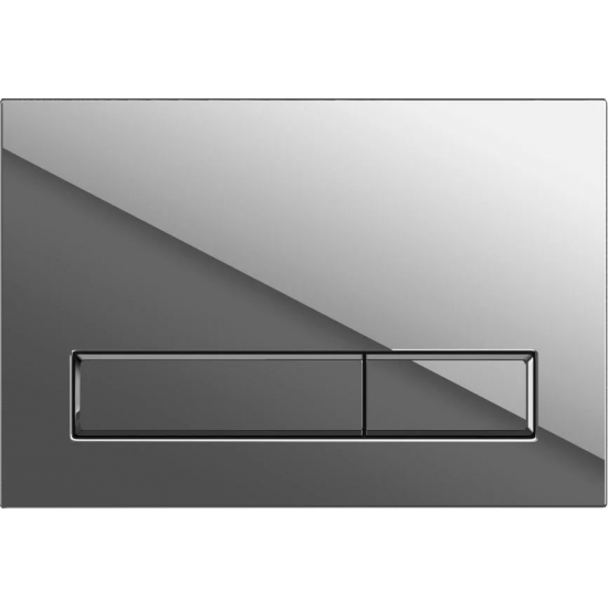 Кнопка для инсталляции CERSANIT Blick 64114 пластик хром глянцевый