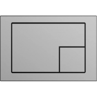 Кнопка для инсталляции CERSANIT Corner 64107 пластик, хром матовый