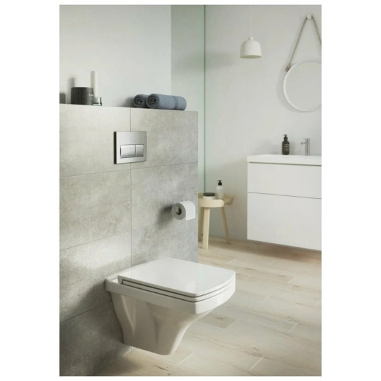 Кнопка для инсталляции CERSANIT Presto P-BU-PRE/Cm пластик, хром матовый