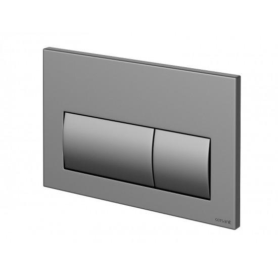 Кнопка для инсталляции CERSANIT Presto P-BU-PRE/Cm пластик, хром матовый