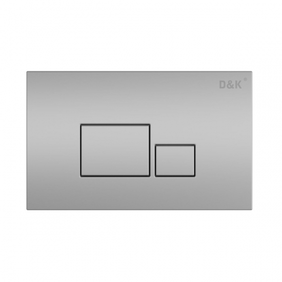 Кнопка для инсталляции  D&K Quadro DB1519002 хром матовый