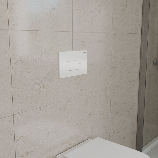 Кнопка для инсталляции  D&K Quadro DB1519016 белый