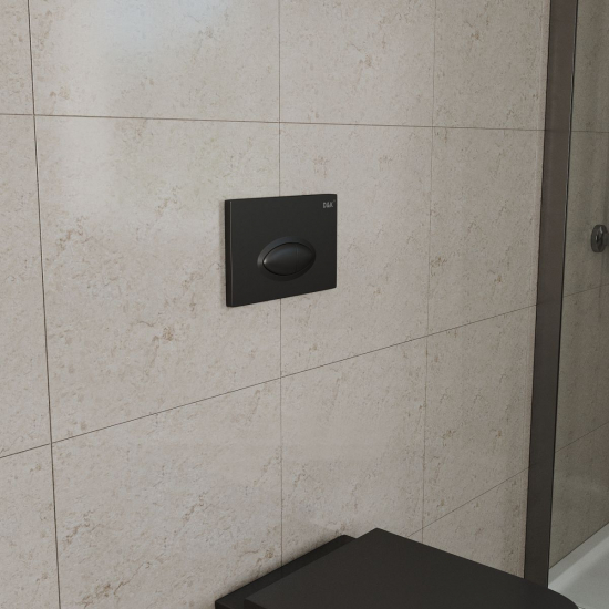 Кнопка для инсталляции  D&K Rhein.Marx DB1399025 чёрный