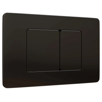 Кнопка для инсталляции WAVE SS02 прямоугольная, чёрный матовый