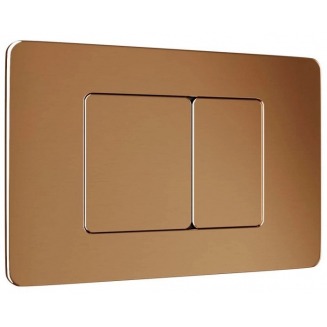 Кнопка для инсталляции WAVE SS06 прямоугольная, бронза