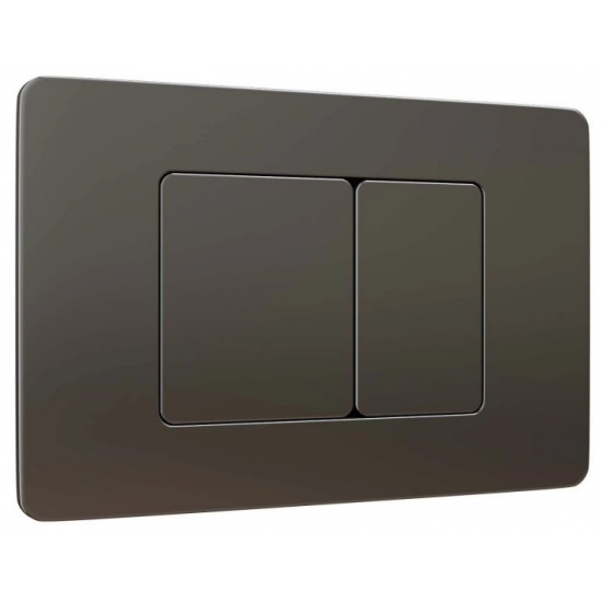 Кнопка для инсталляции WAVE SS08 прямоугольная, чёрный графит