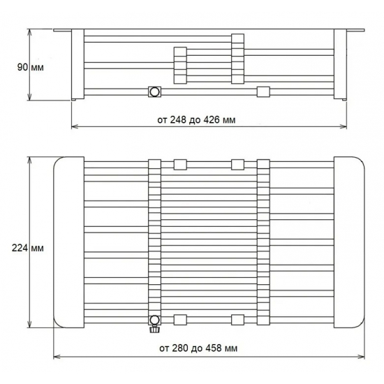 Коландер FRANK PROFI 75890 для моек, серый