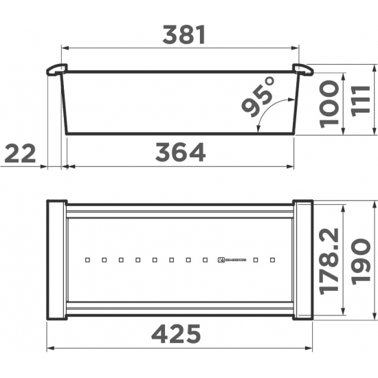 Коландер OMOIKIRI CO-02 LG светлое золото