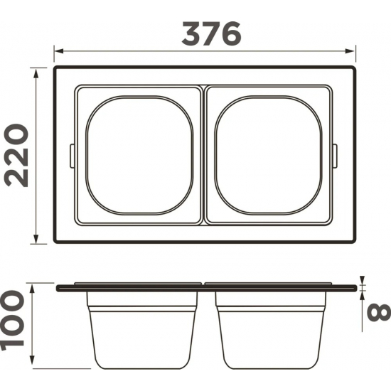 Коландер OMOIKIRI DC-04-2 IN нержавеющая сталь